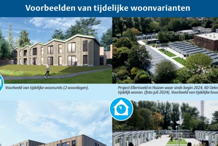 4 potientiele locaties afgebeeld